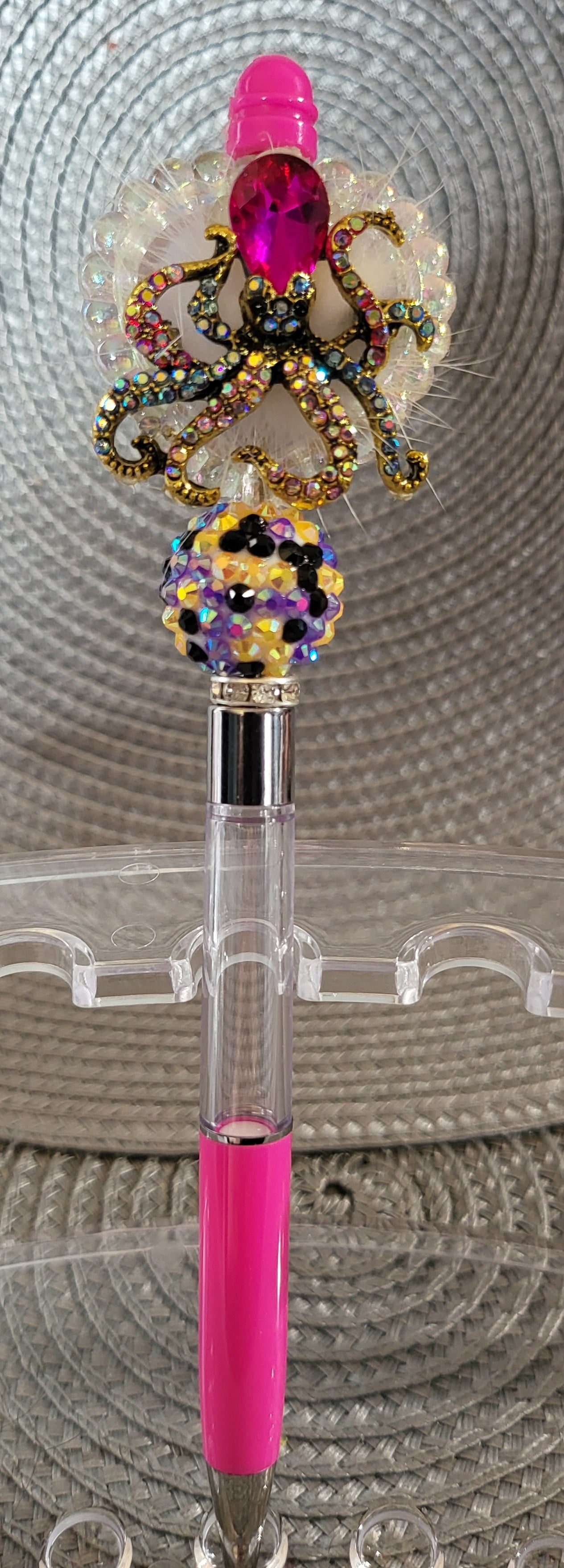 Bolígrafo Octopus Snow Globe