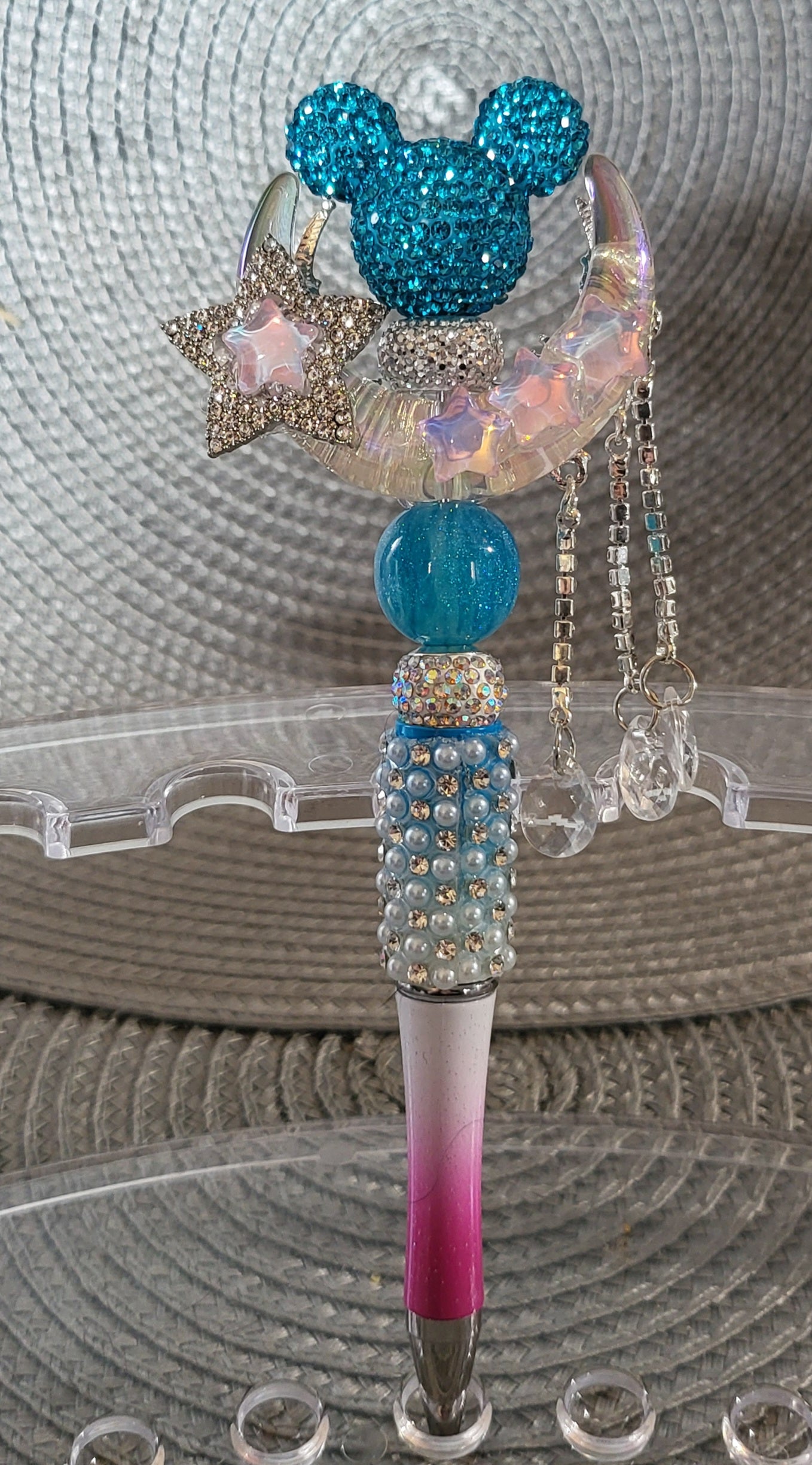 Rhinestone Mickey Mouse Moon