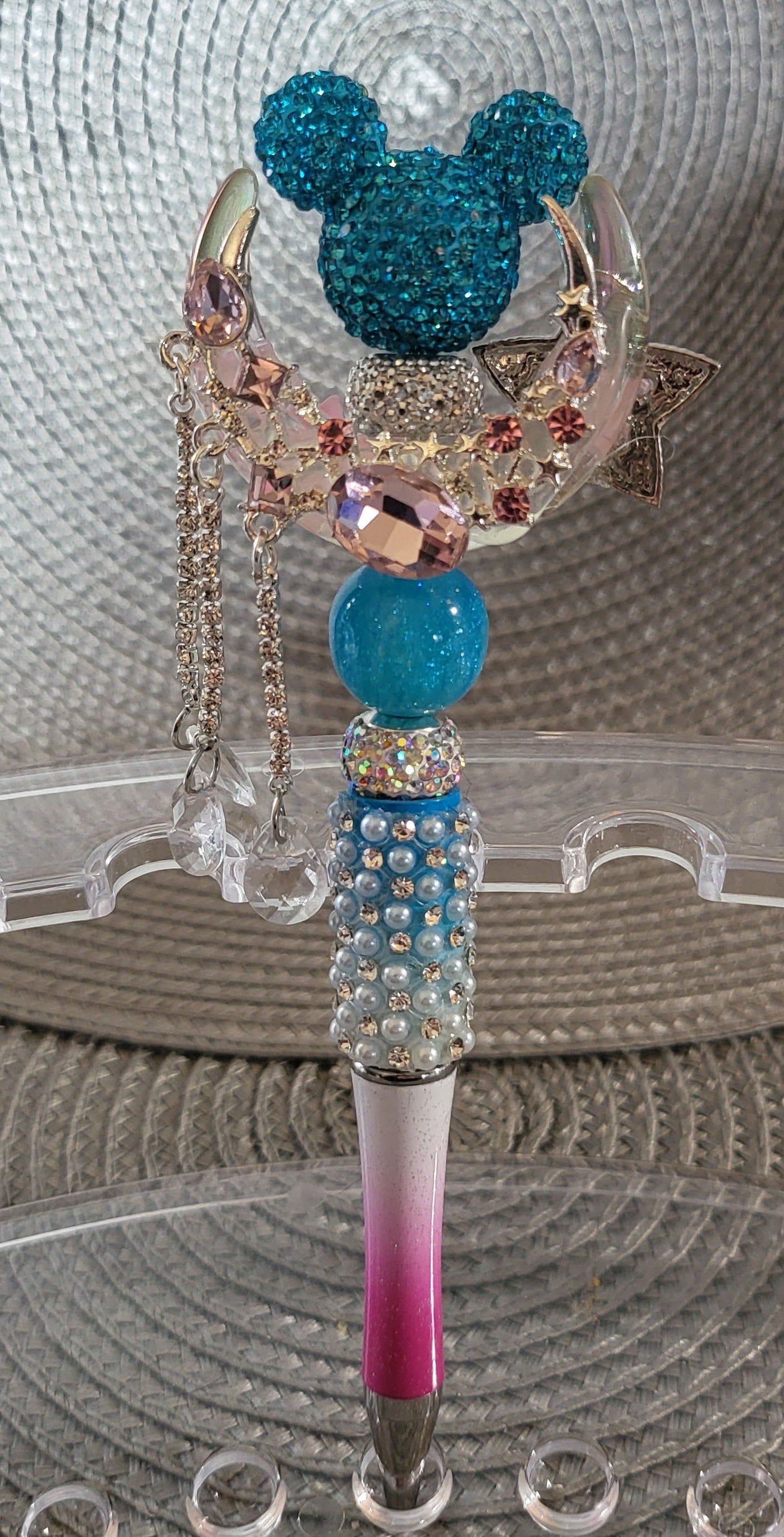 Rhinestone Mickey Mouse Moon