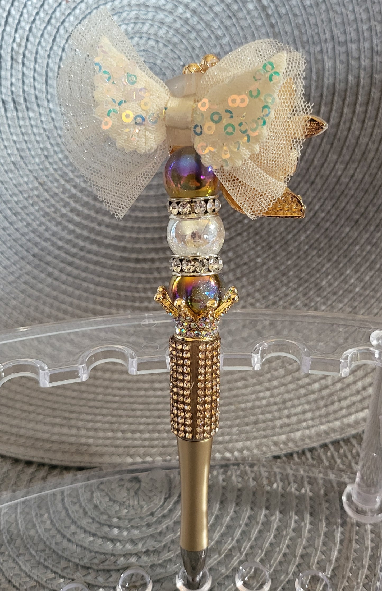 Stylo Pantoufle en Strass