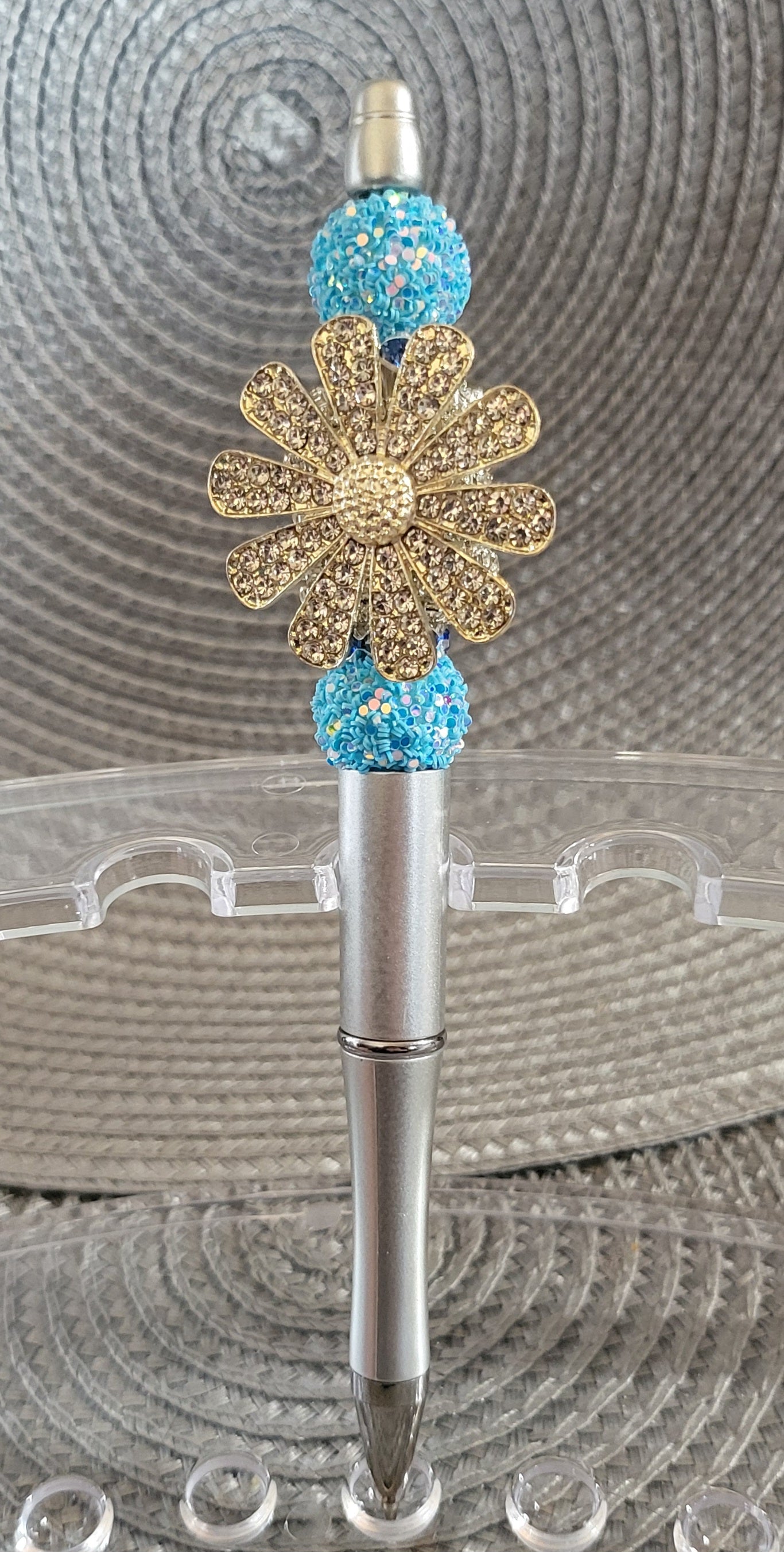 Stylo Fleur Strass