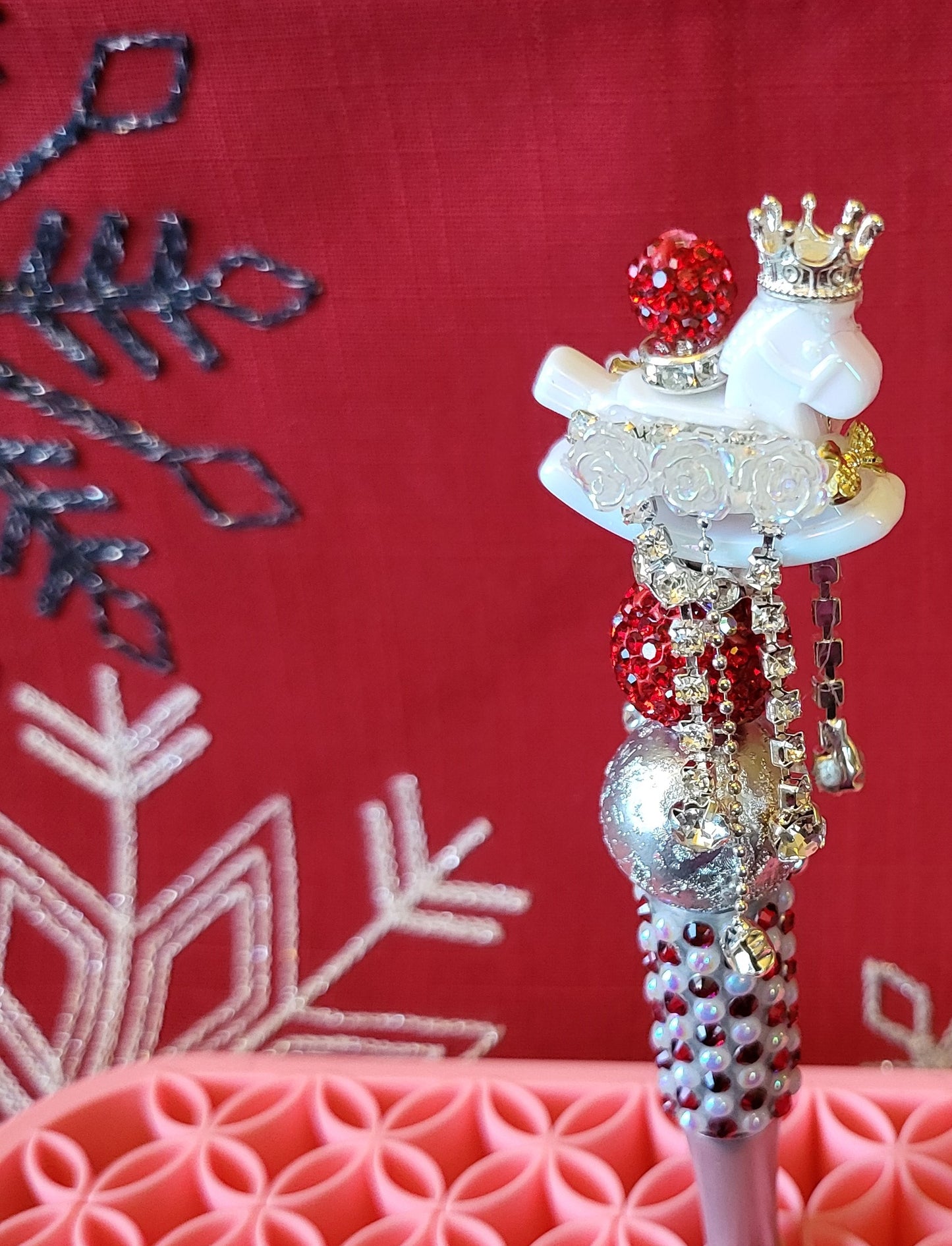 Regal Christmas Rocking Horse Pen