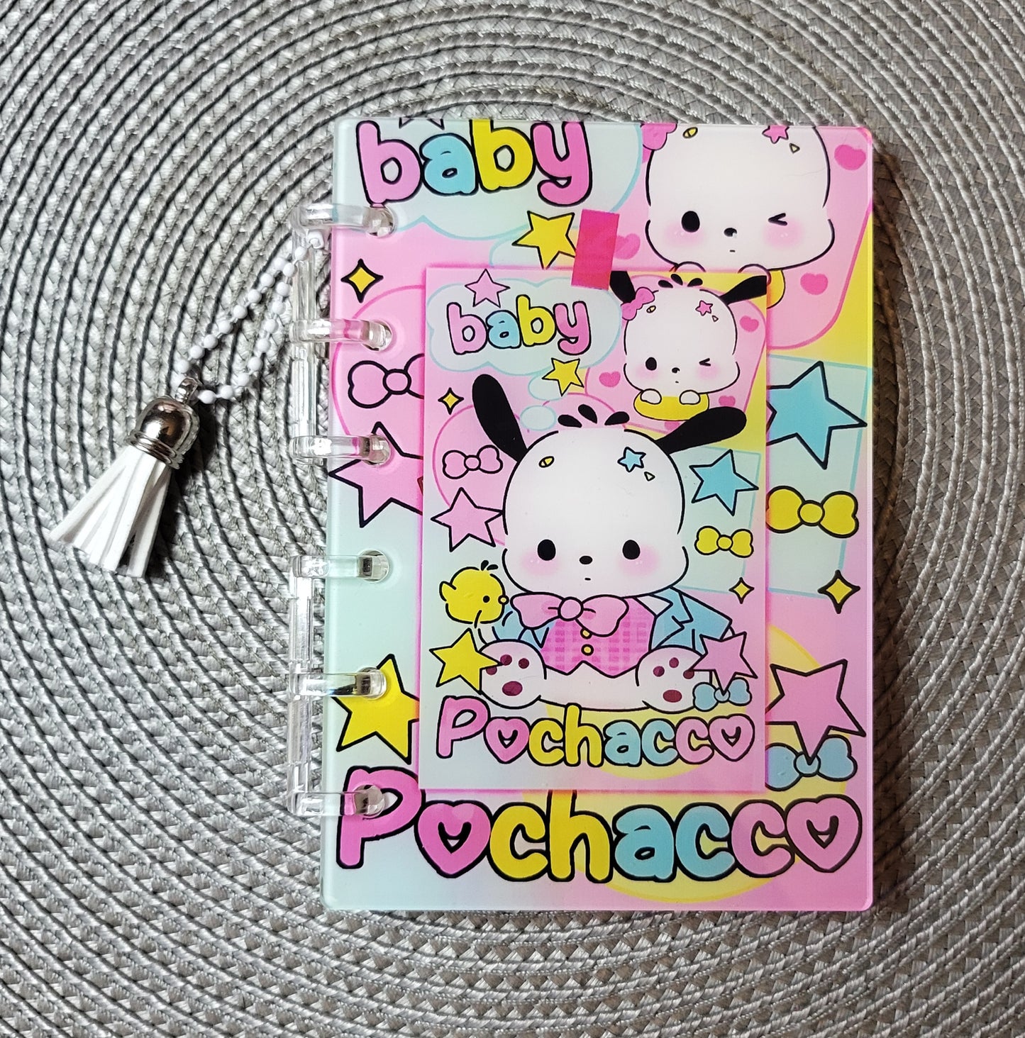 Baby Pochacco - Acrylic Notebook