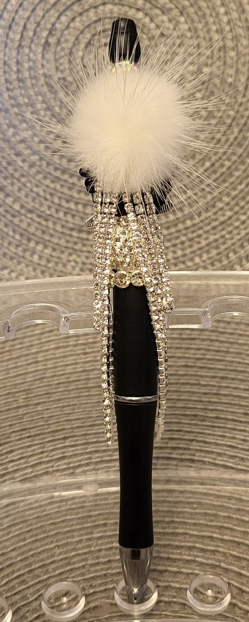 Chanel Rhinestone Dinosaur Pen