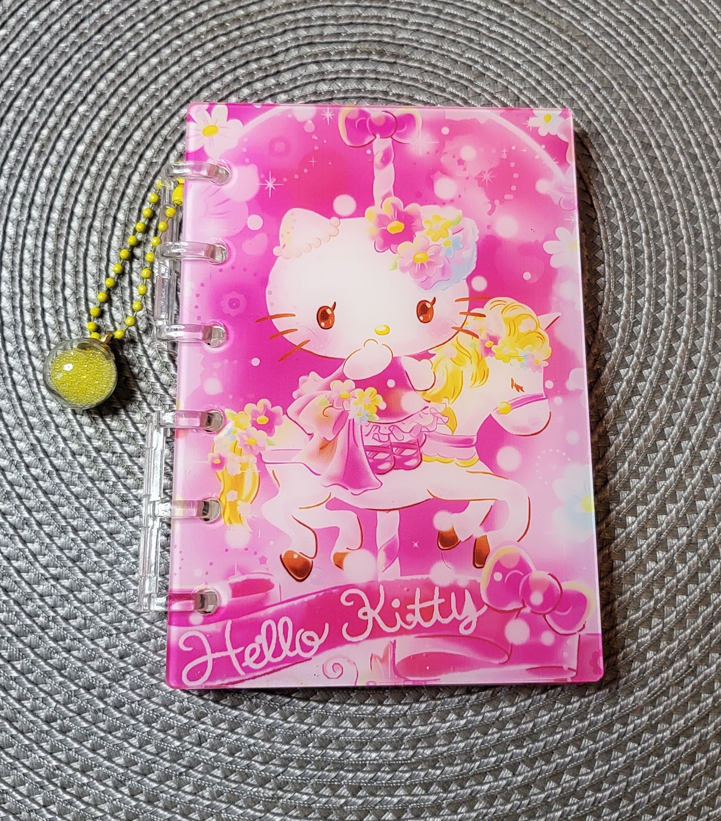 Hello Kitty Unicorn Carousel - Acrylic Notebook