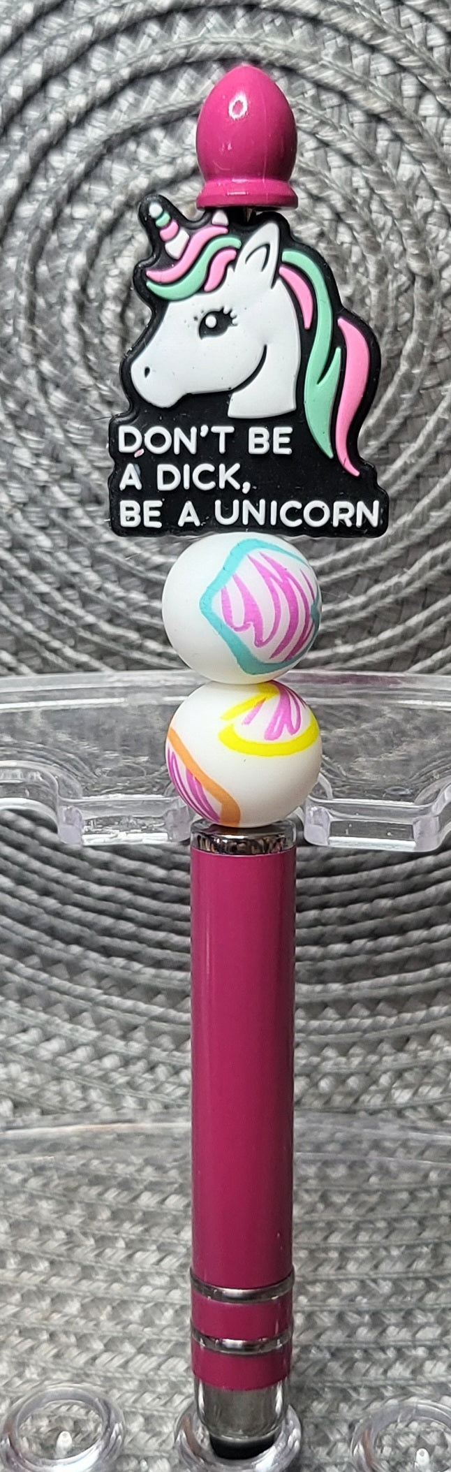 Don't Be a Dick, Be a Unicorn - Stylus Pen