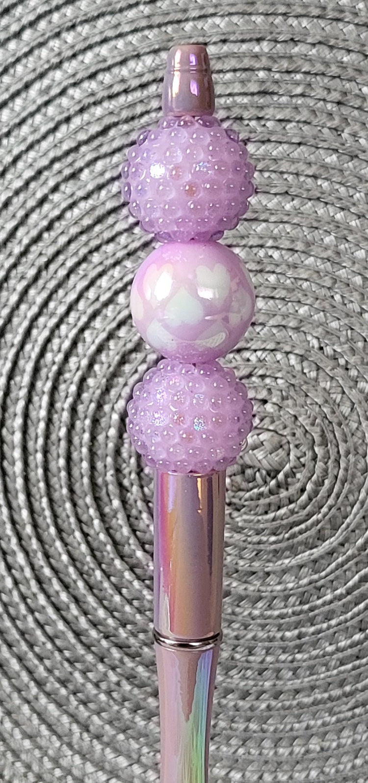 Pretty Purple Hearts Pen