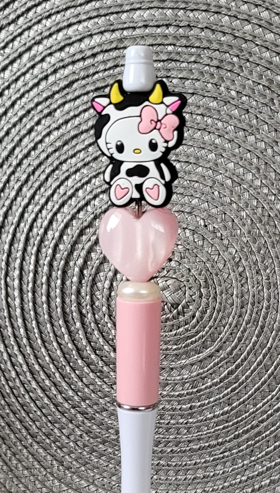 Cat'e Eye Heart with Cute Hello Kitty HK Pen