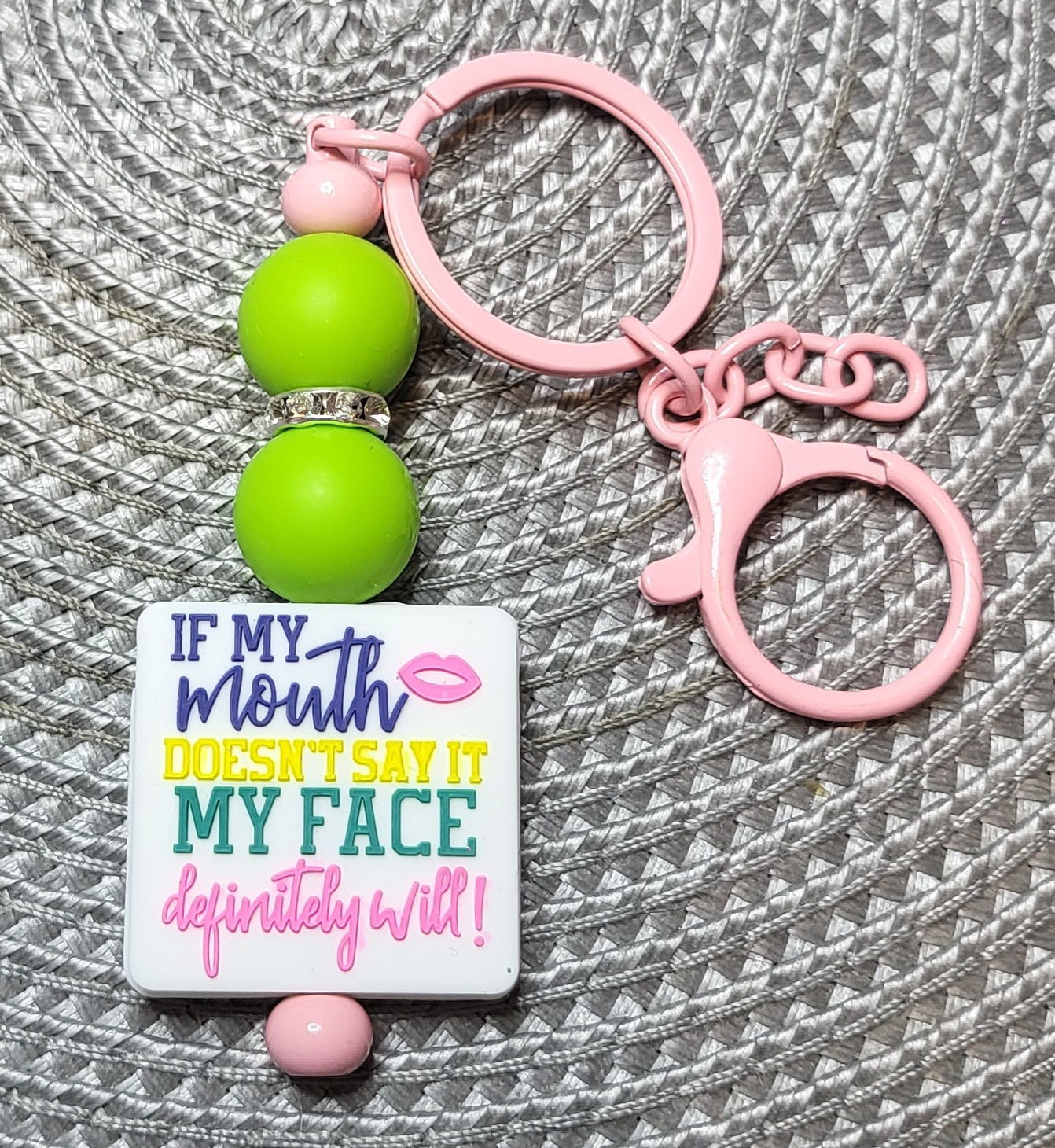 If My Mouth Doesn't Day It - Keychain