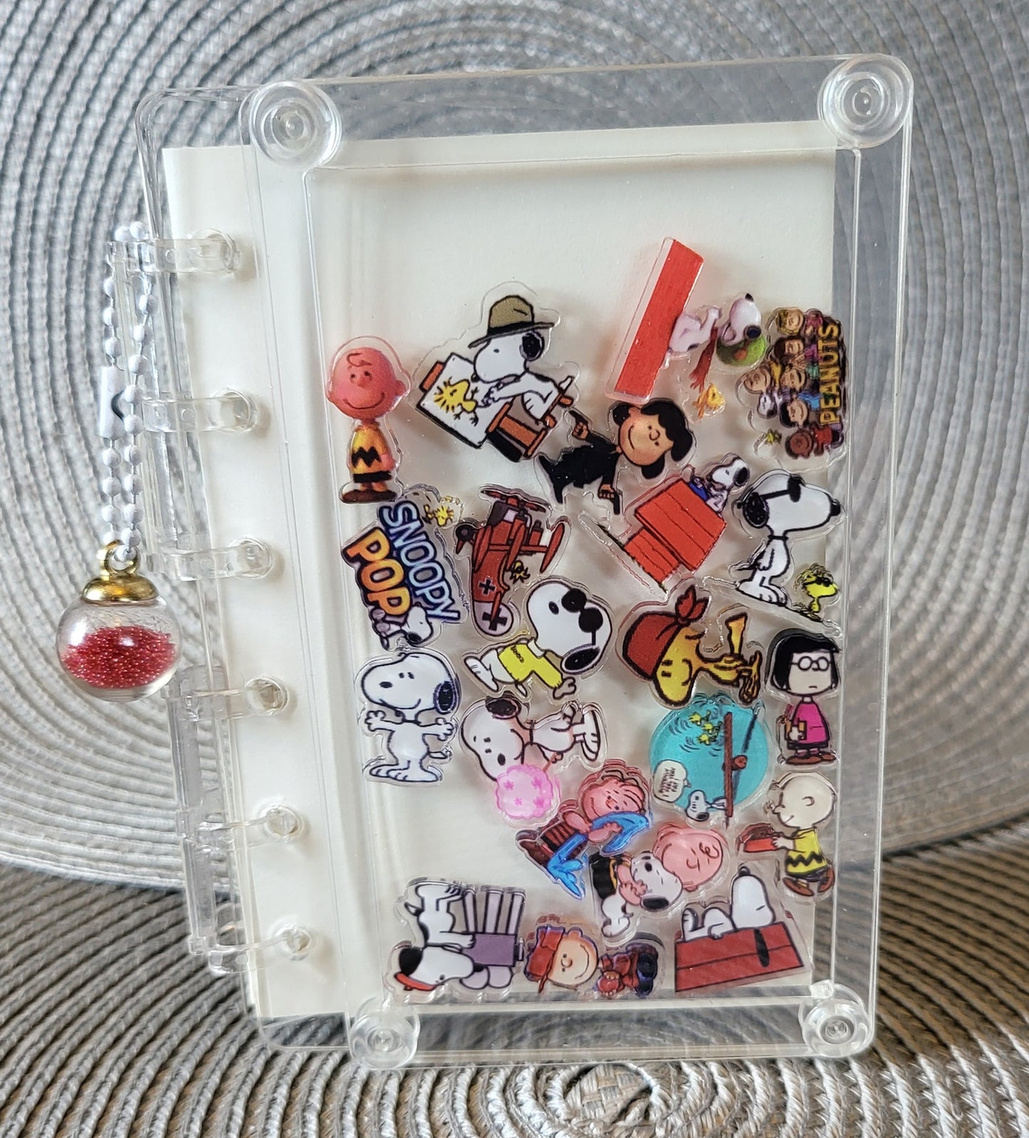 Snoopy Acrylic Shaker Book (Small)