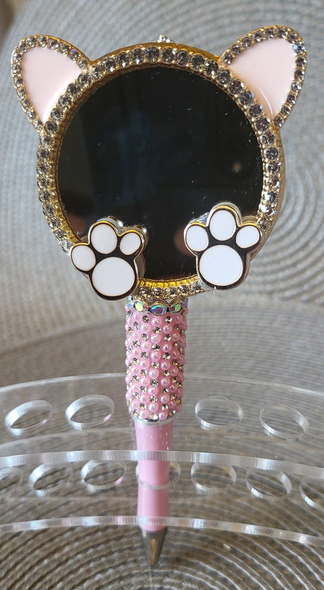 Cute Cat Mirror Pen