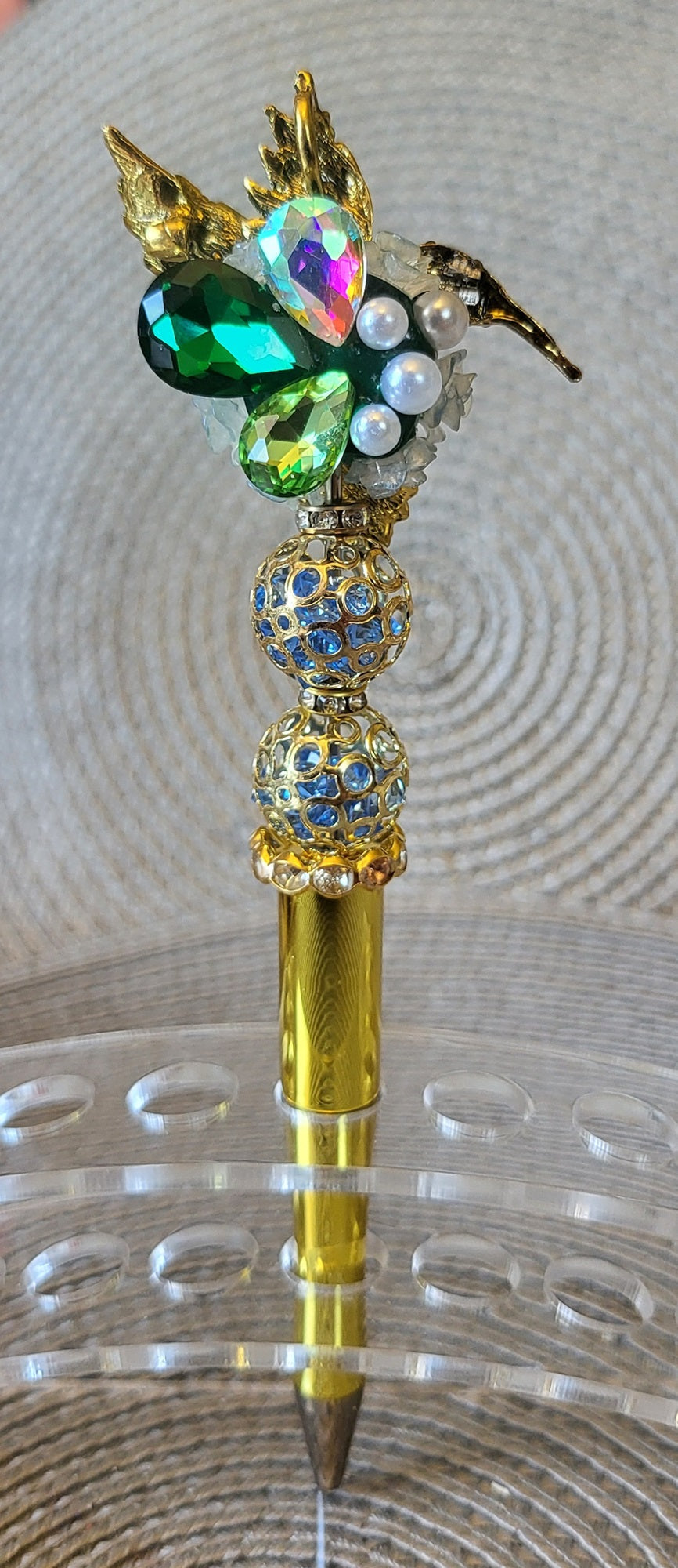 Beautiful Rhinestone Hummingbird Pen