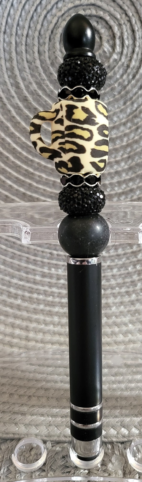 Leopard Coffee Cup Stylus