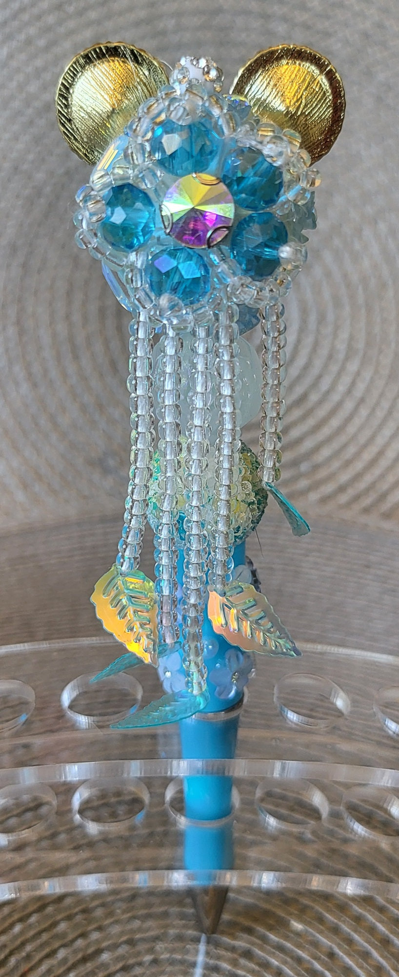 Blue Gem Mickey Mouse Pen