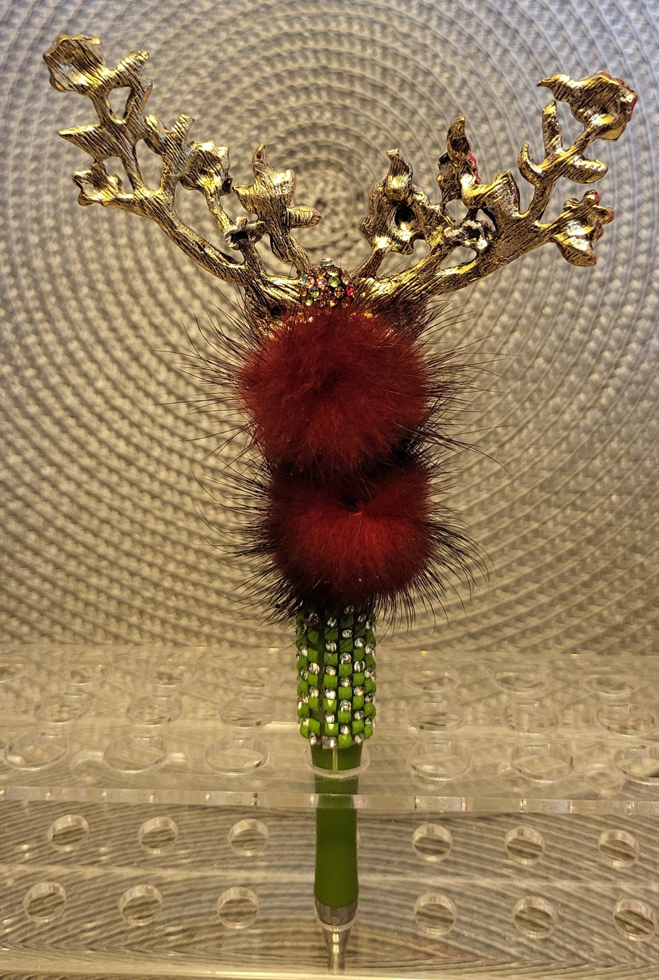 Large Rhinestone Deer Pen - For Decoration