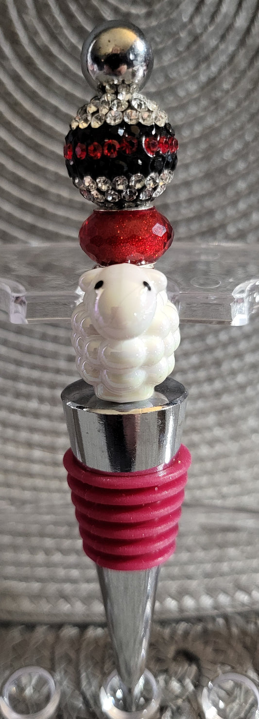 White Sheep Wine Stopper
