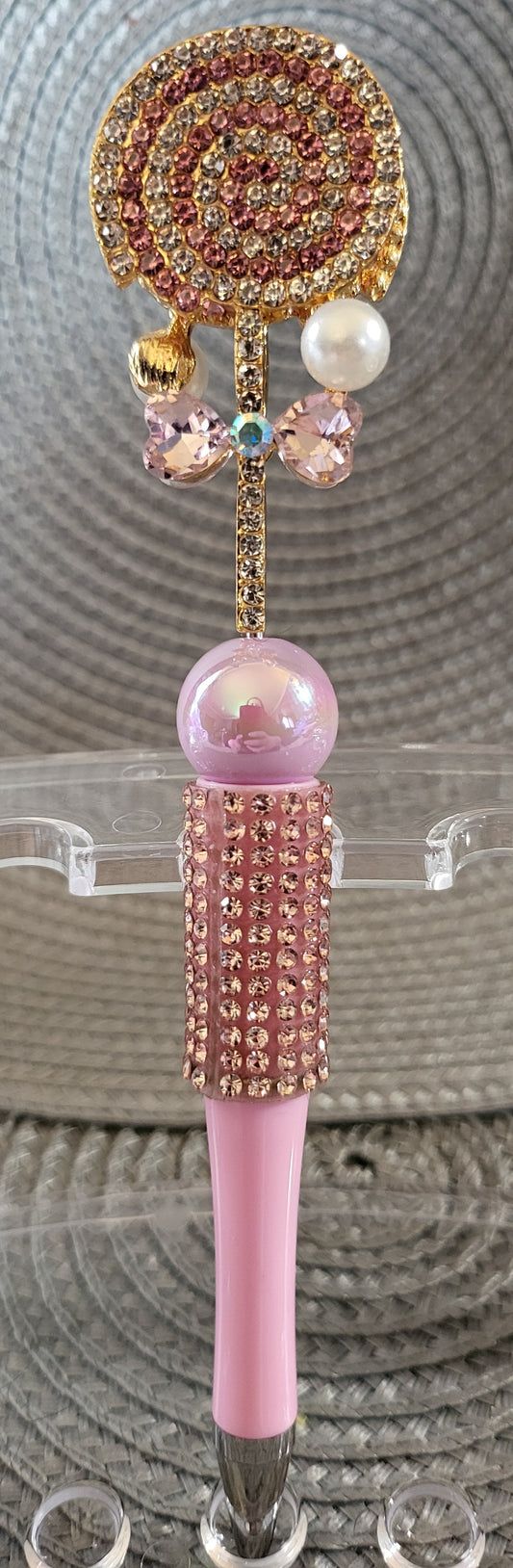 Stylo ventouse rose