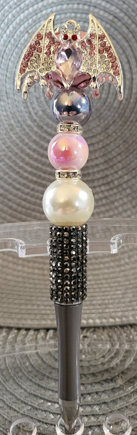 Stylo chauve-souris en strass