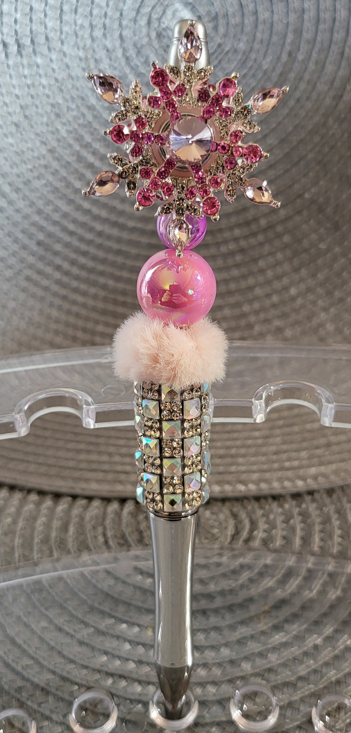 Pink Spinner Snowflake