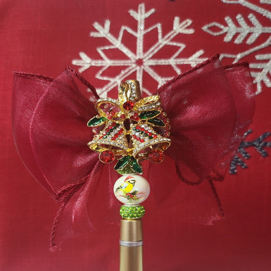 Christmas Rhinestone Bells, Very Pretty