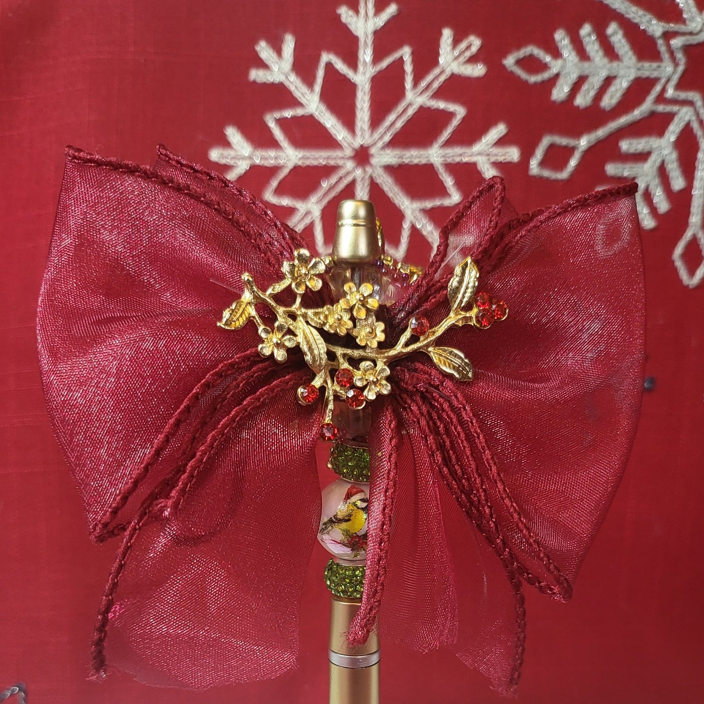 Christmas Rhinestone Bells, Very Pretty
