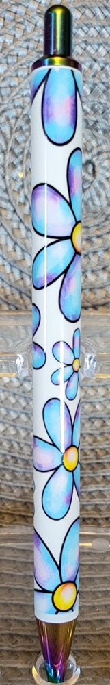 Blue Daisies Pen