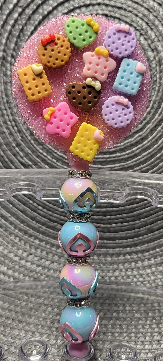 Small Cookie Themed Hand Helo Mirror