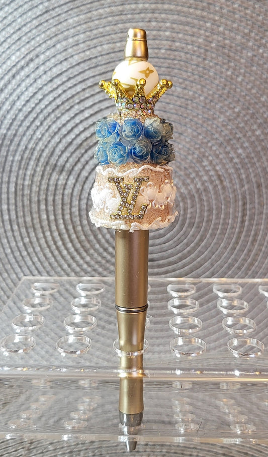 Louis Vuitton LV Golden Crowned Cake Pen