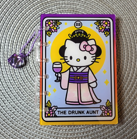 The Drunk Aunt - Acrylic Notebook