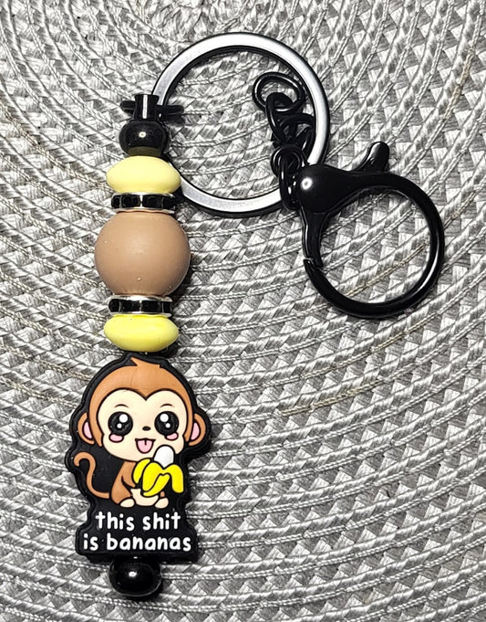 This Shit Is Bananas (Monkey) - Keychain