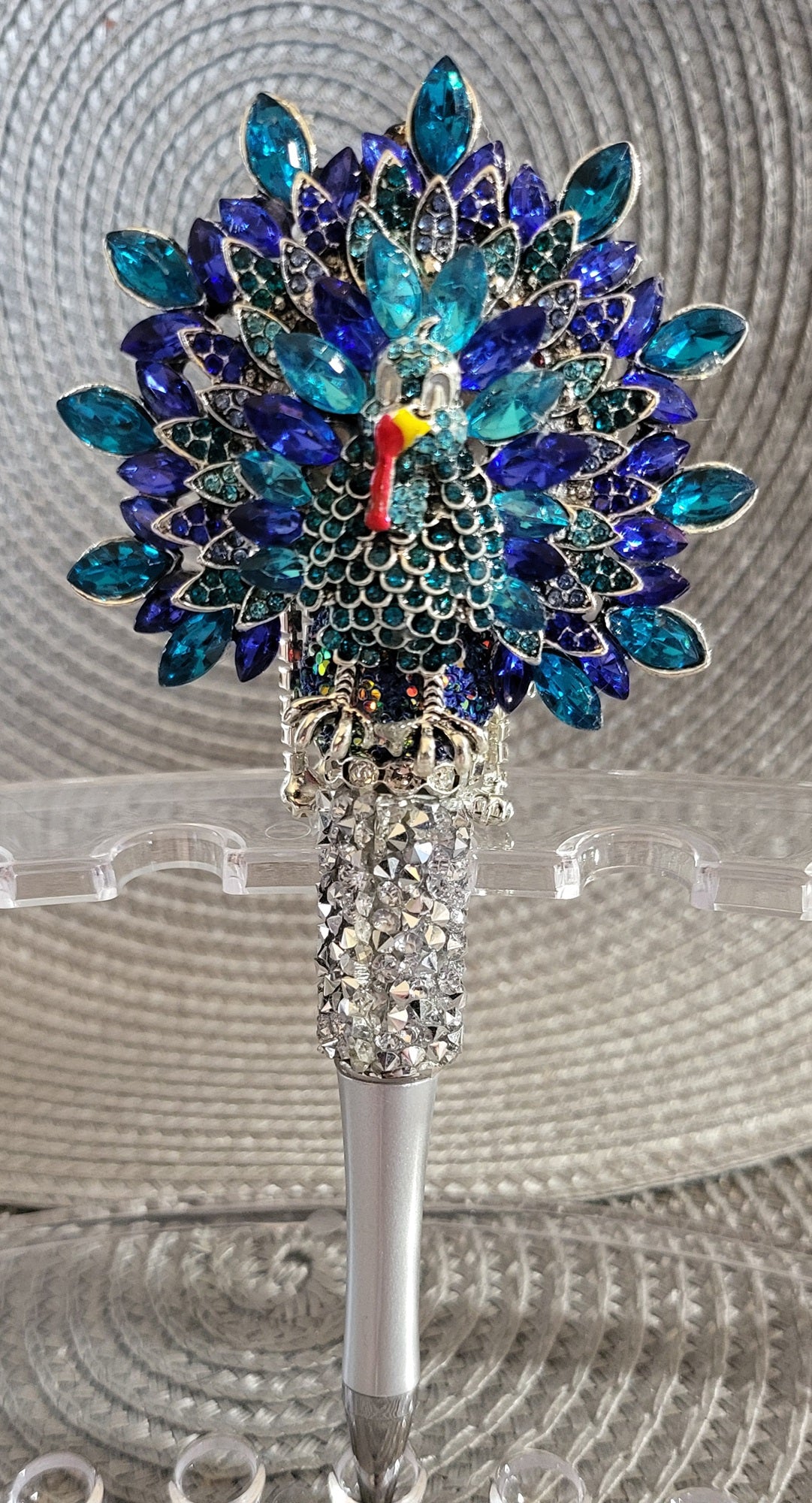 Large Blue Turkey Pen - For Decoration