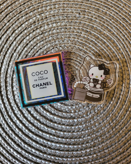 Coco Chanel Hello Kitty Magnets