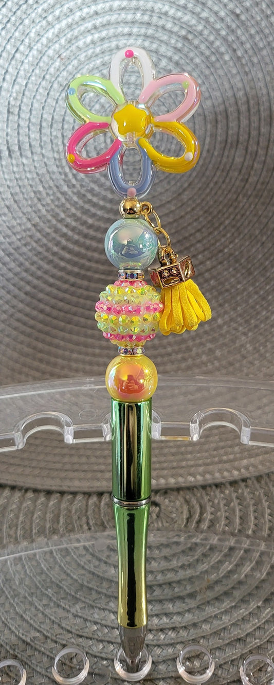 Colorful Flower Pen