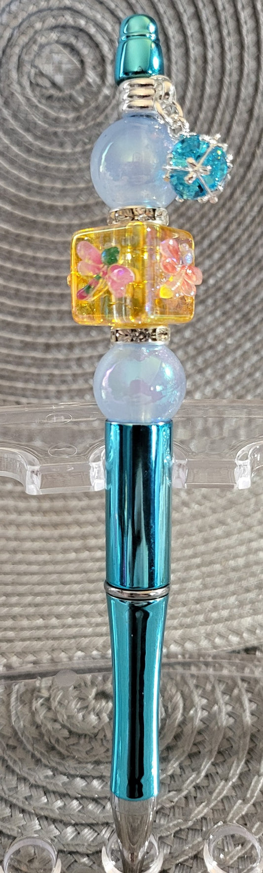 Dragonflies and Crystal Pendant