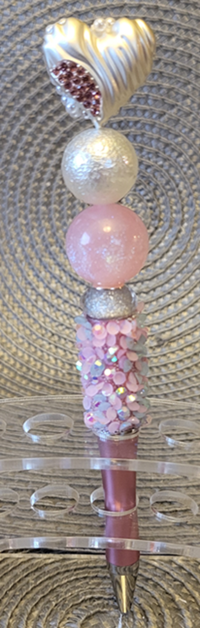 Silver Heart Pen