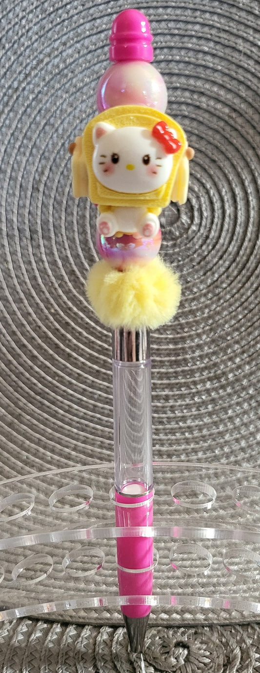 Hungry Hello Kitty Snow Globe Pen