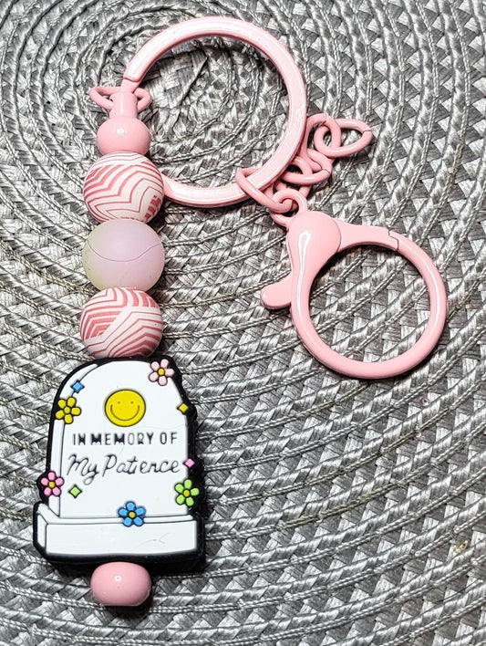 In Memory of my Patience - Keychain
