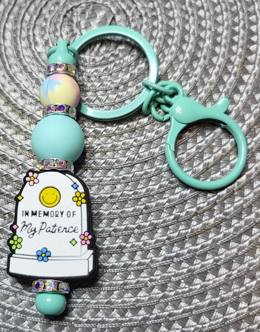 In Memory of my Patience - Keychain