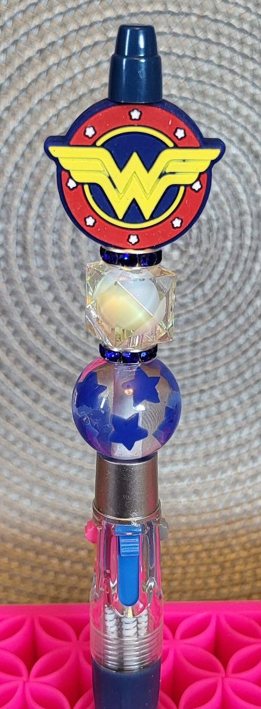Wonder Woman Multicolored Ink Pen