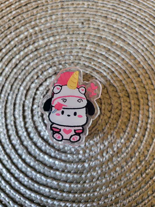 Halloween - Pochacco  As A Unicorn Paper Clip