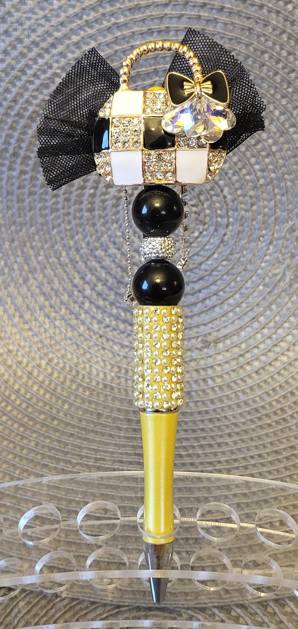 Plaid Purse Fancy Pen