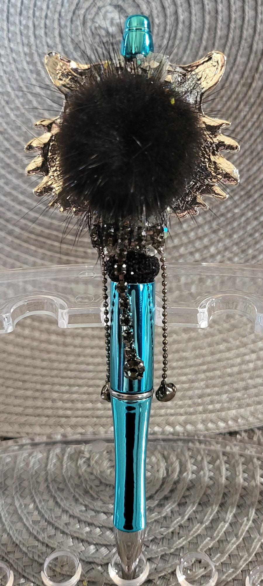 Rhinestone Tiger Pen