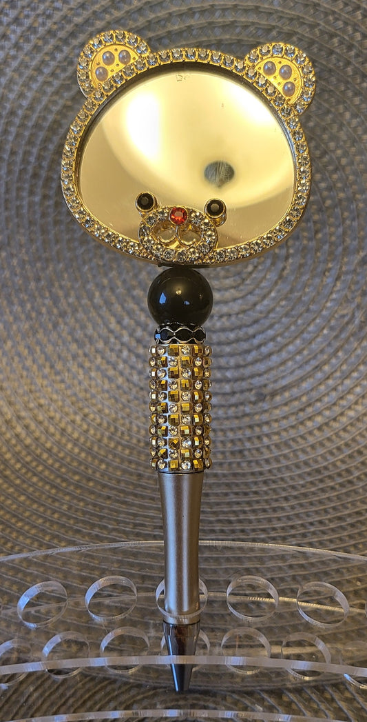 Teddy Bear Mirror Pen